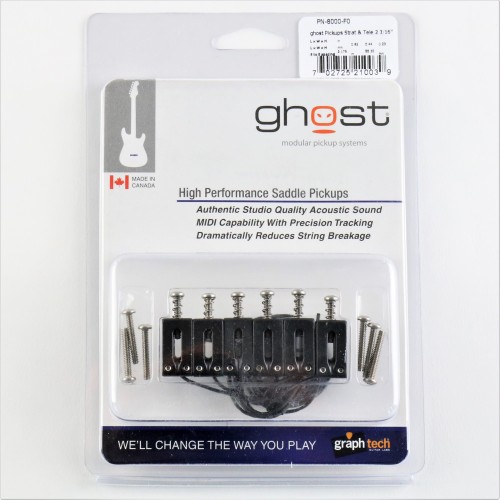 GRAPH TECH PN-8000-F0 GHOST LOADED SADDLES 11MM SET 6 WITH PIEZO