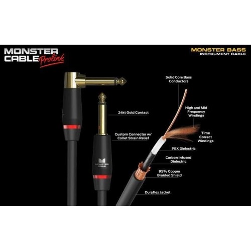 MONSTER BASS CAVO 3,5 MT DRITTO