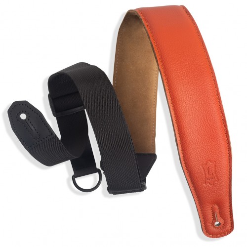 LEVY'S RIGHT HEIGHT STRAP 2,5 LEATHER ORANGE