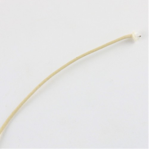 CLOTH COVERED WIRE WHITE