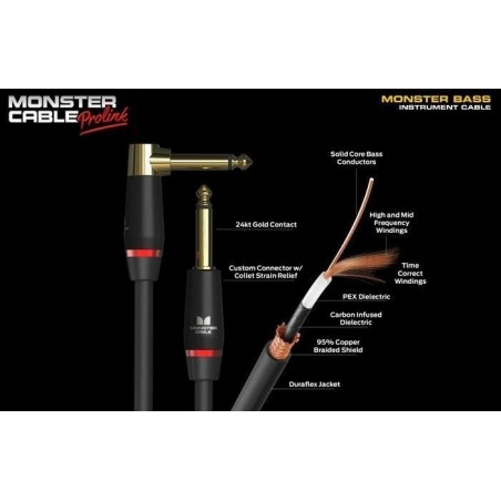 MONSTER BASS CAVO 6,5 MT DRITTO