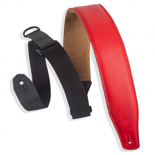 LEVY'S RIGHT HEIGHT STRAP 2,5 LEATHER RED