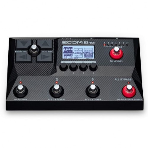 ZOOM B2 FOUR MULTIEFFECT FOR BASS